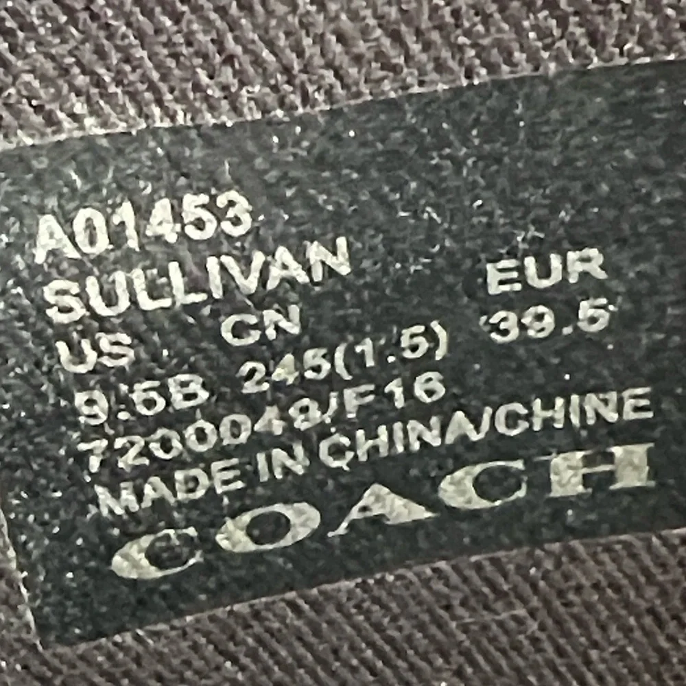 Coach Sullivan Riding Safari Chestnut Pebbled Leather Boots Brown Size 9.5 - Picture 11 of 12